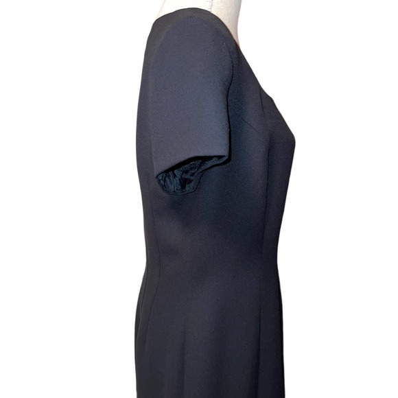 NWT Maggy London Sheath Dress Size 10 Black Short Sleeve - Picture 5 of 6